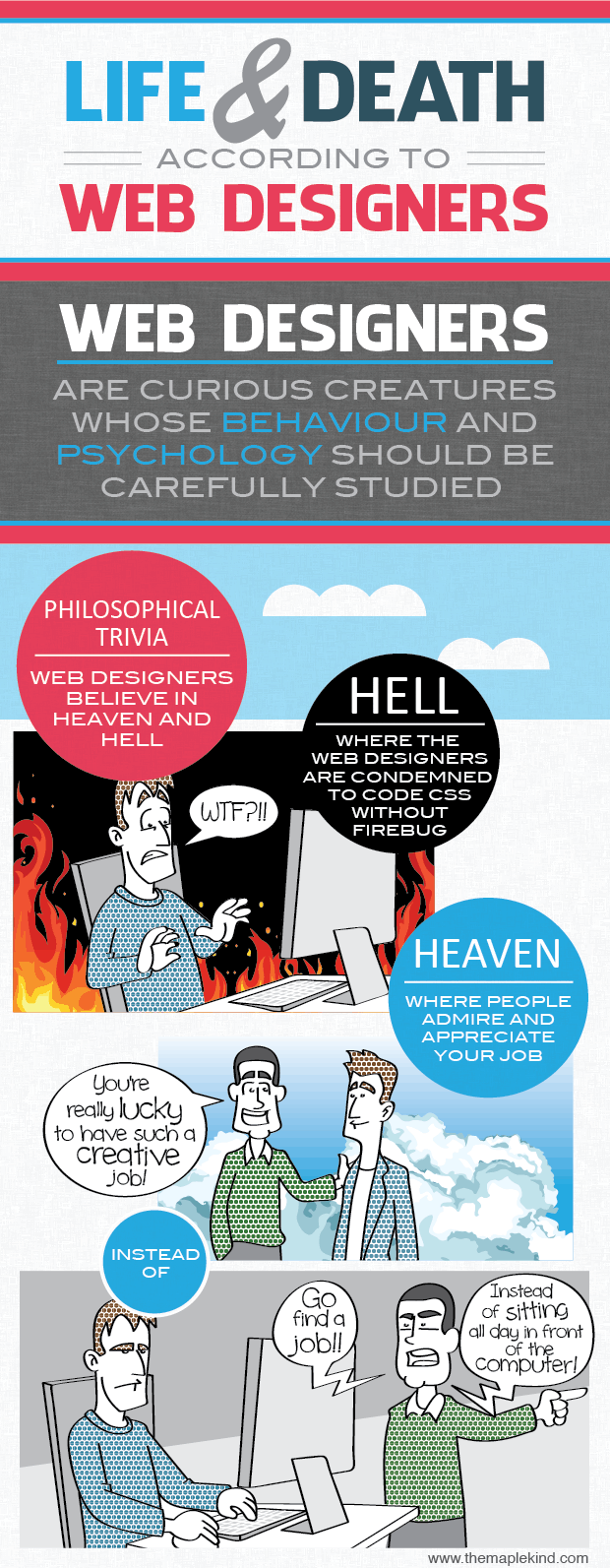Life & death according to web designers