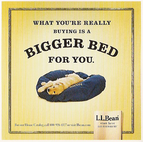 What you're really buying is a bigger bed for you. - L.L.Bean