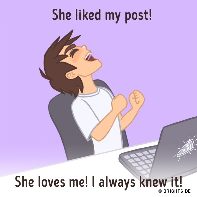 Honest illustrations that show how we behave on social media - 2
