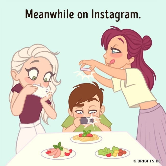 Honest illustrations that show how we behave on social media - 5