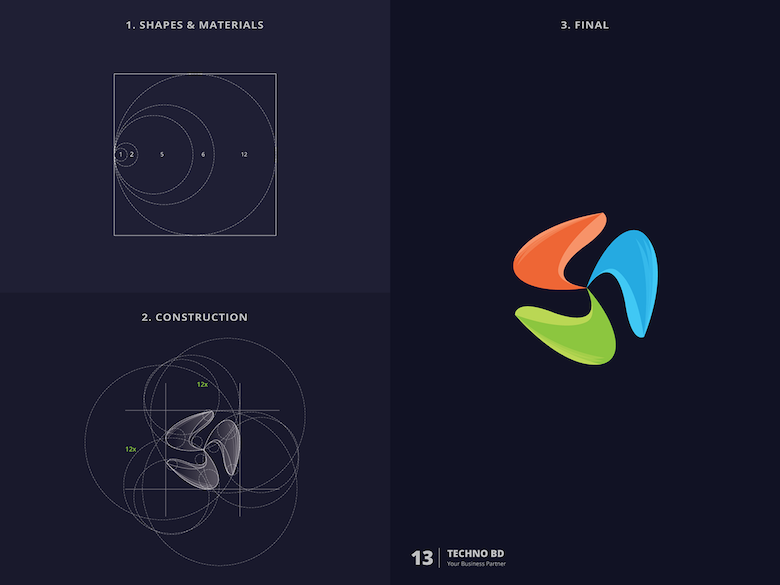 25 creative logos based on the golden ratio - 13 25 creative logos based on the golden ratio - 13