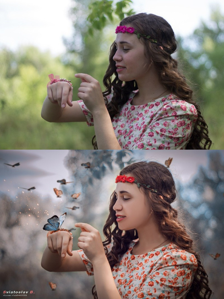 Before and after Photoshop images - 4