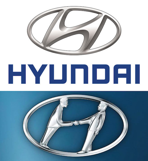 Famous brand logos with hidden meanings - Hyundai