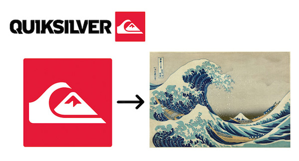 Famous brand logos with hidden meanings - Quiksilver