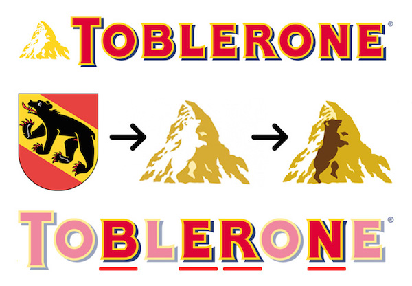 Famous brand logos with hidden meanings - Toblerone