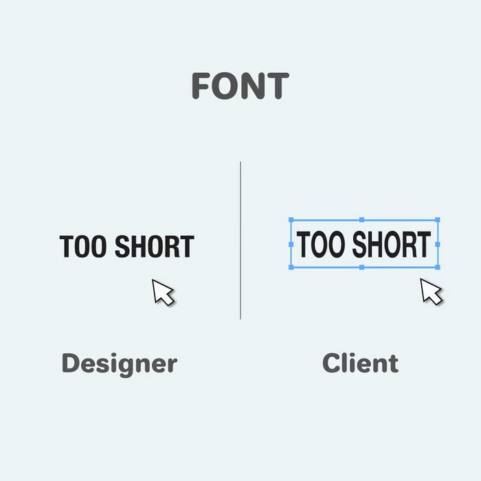 Funny differences between designers and clients - 11