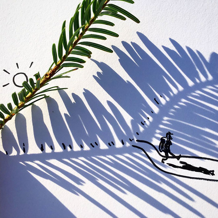 Shadow doodle art by Vincent Bal - 50