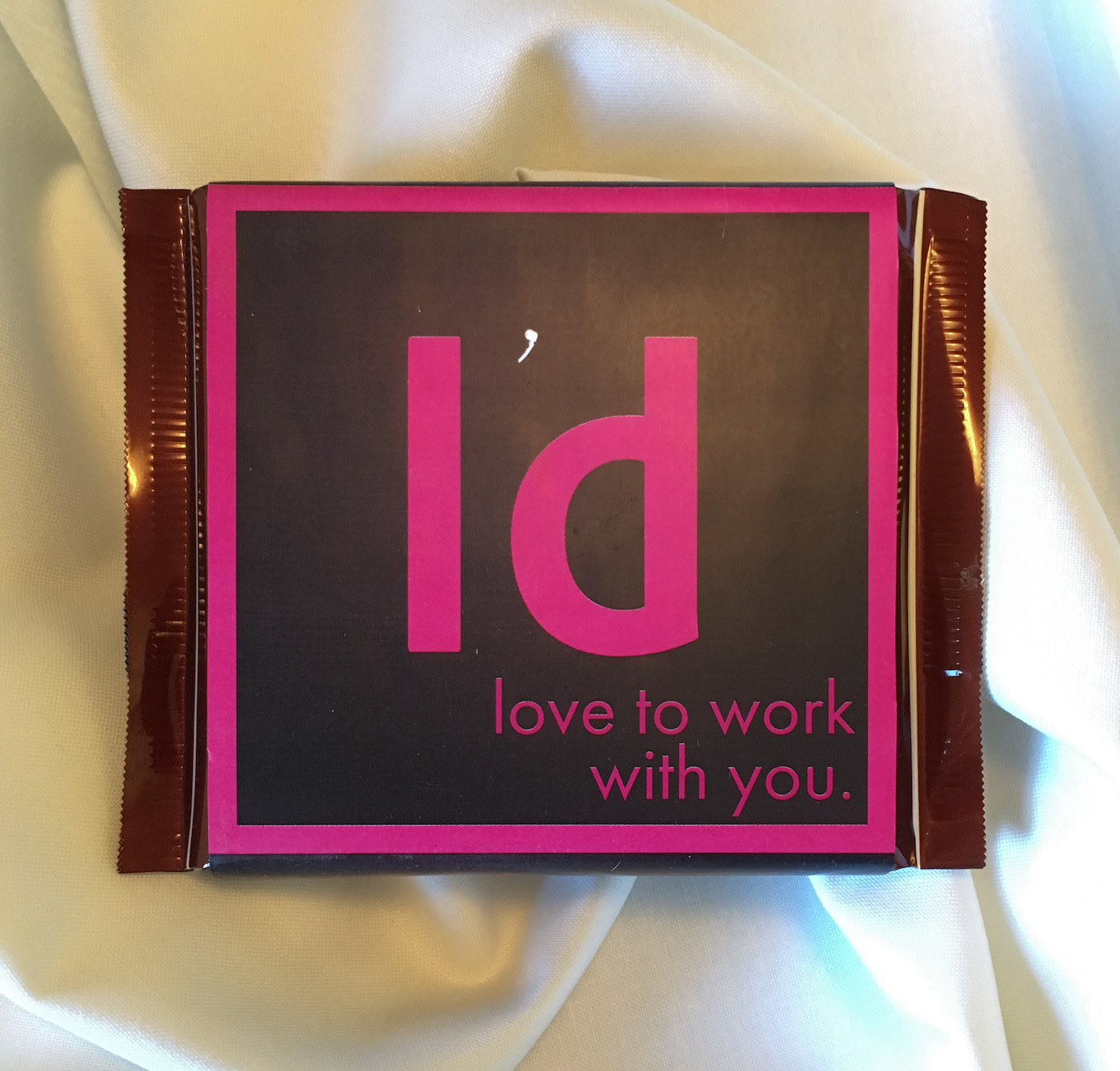 Adobe Suite Chocolate Bars - InDesign (Front)