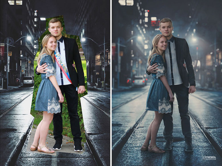Before and after Photoshop images by Max Asabin - 4