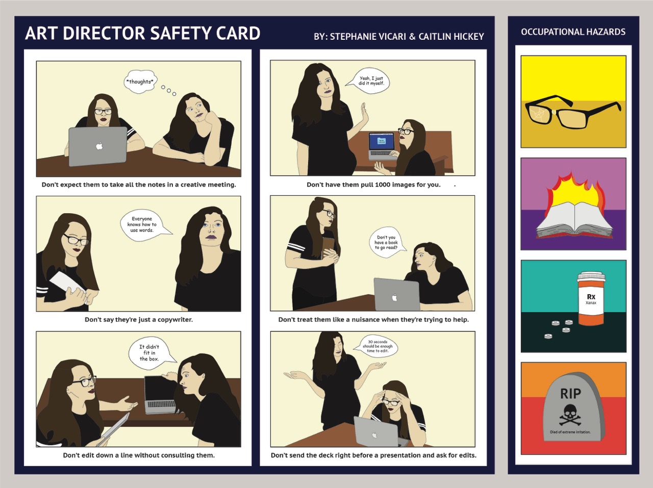 Art Director Safety Card
