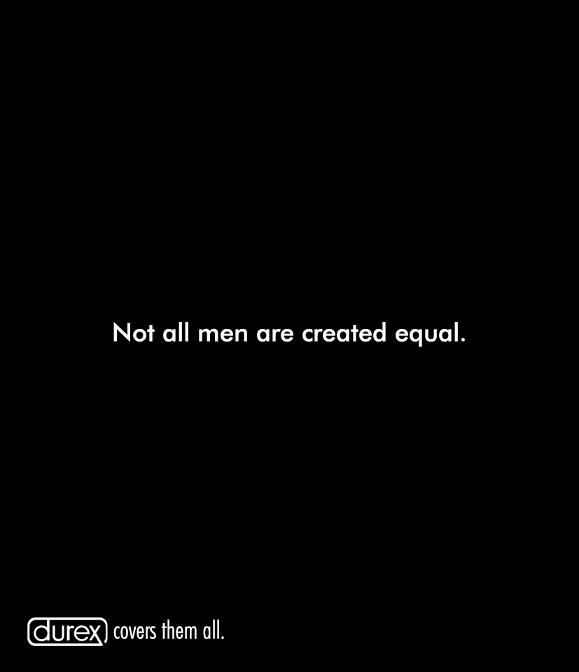 Creative ads with clever copywriting - Durex