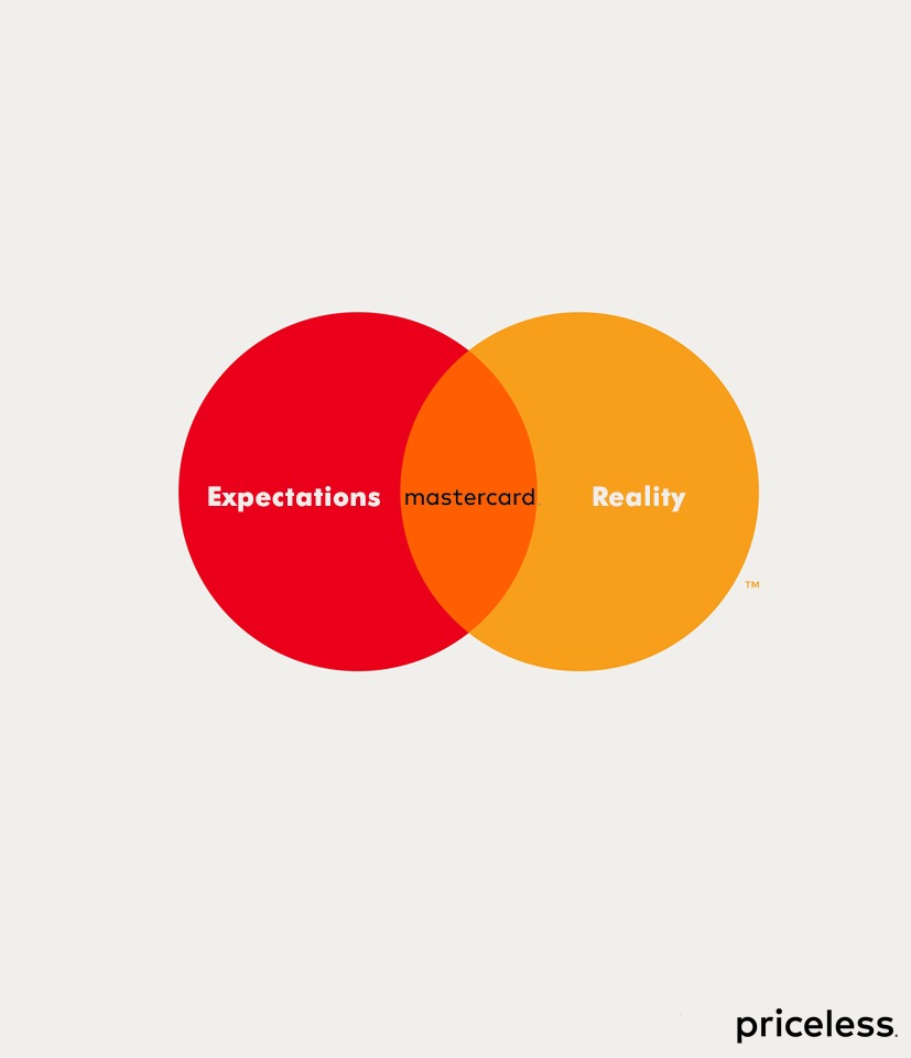 Creative ads with clever copywriting - Mastercard