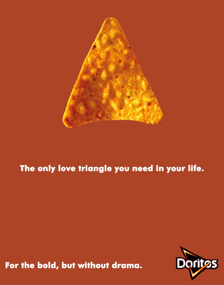 Creative ads with clever copywriting - Doritos