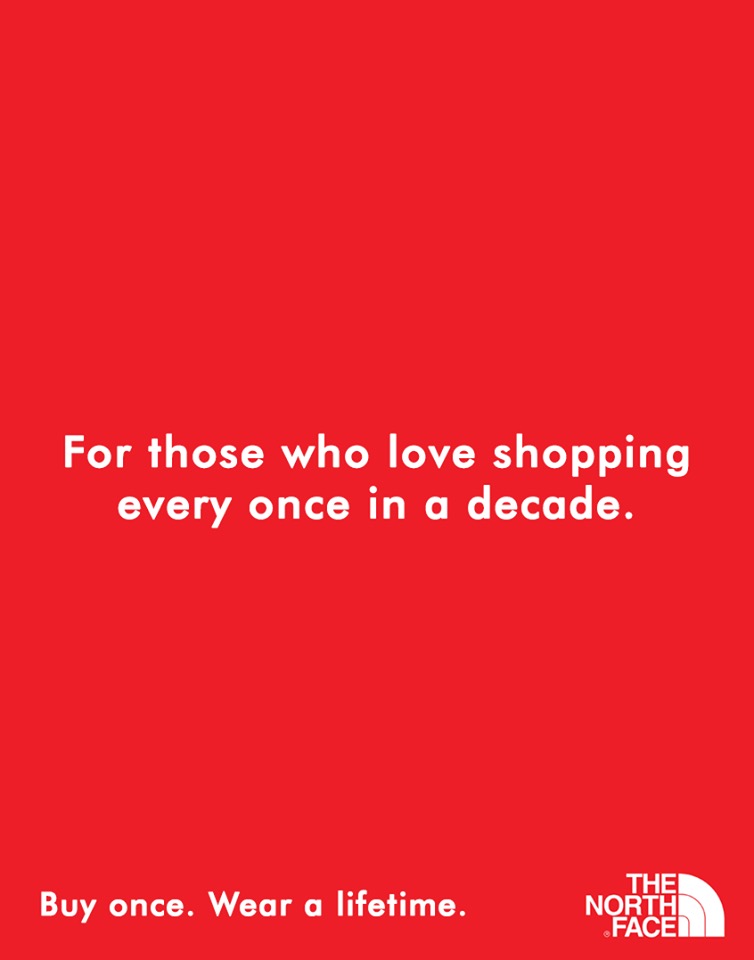 Creative ads with clever copywriting - The North Face
