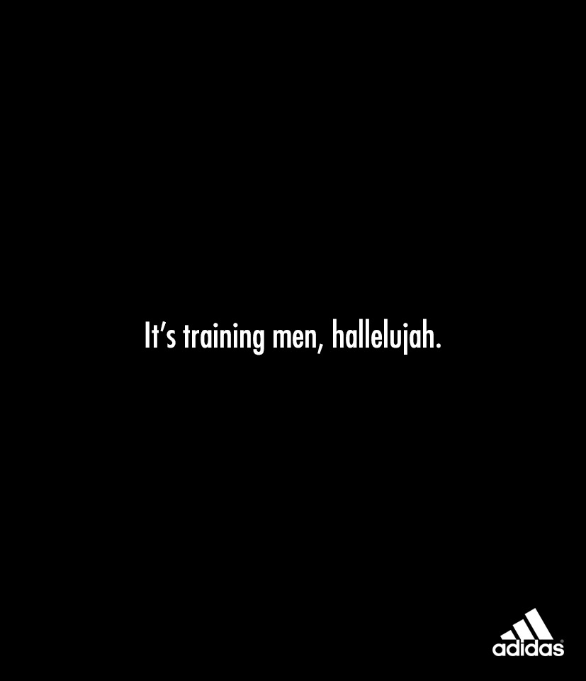 Creative ads with clever copywriting - Adidas