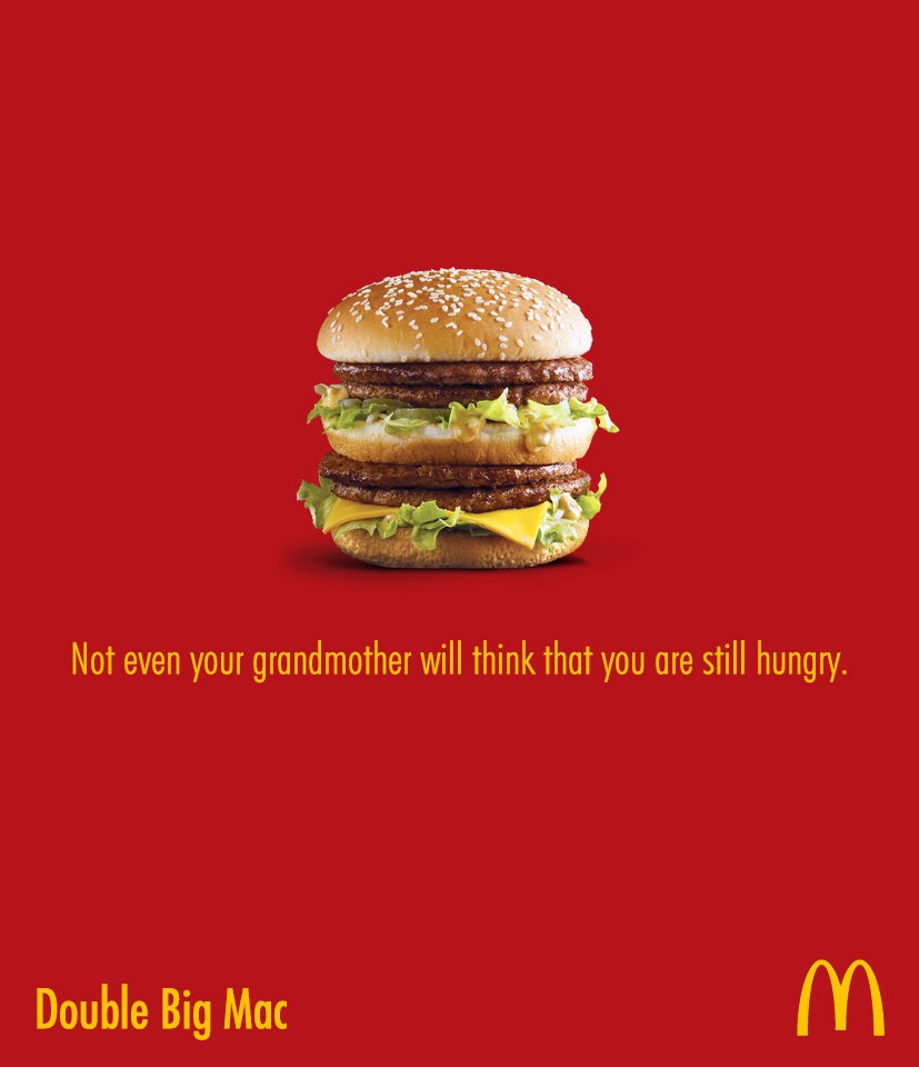 Creative ads with clever copywriting - McDonald's