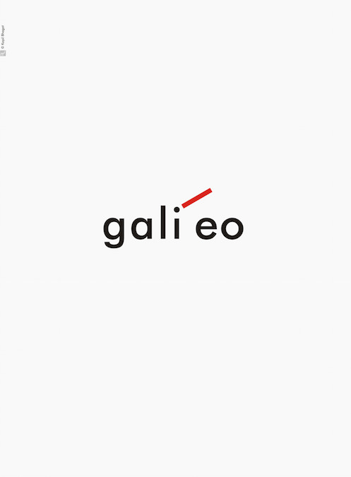 Creative Typographic Science Posters - Galileo