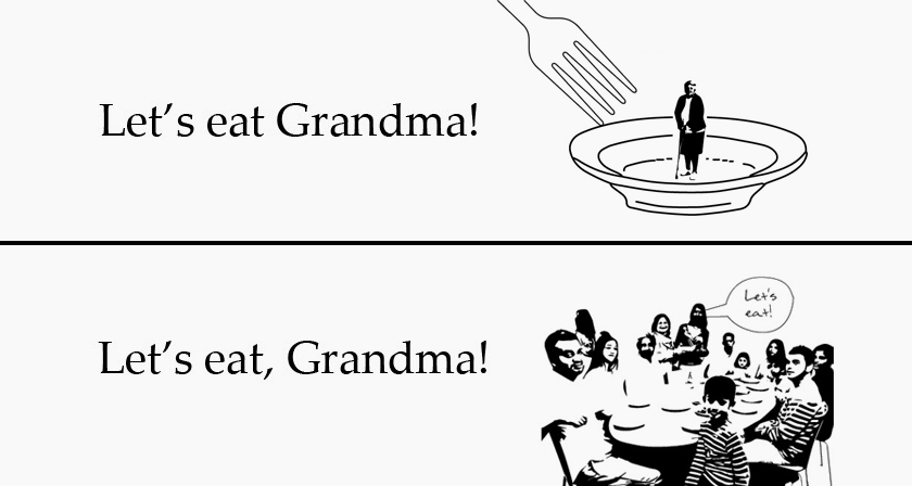 10 Hilarious Examples Of How Punctuation Makes A Big Difference
