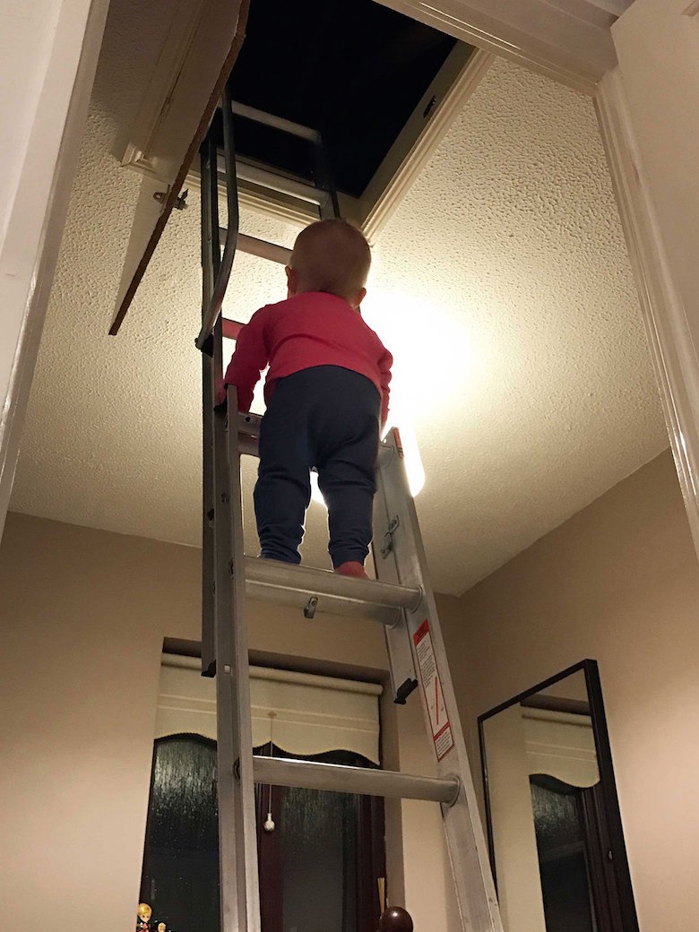 Dad photoshops baby into dangerous situations for a good cause - 5