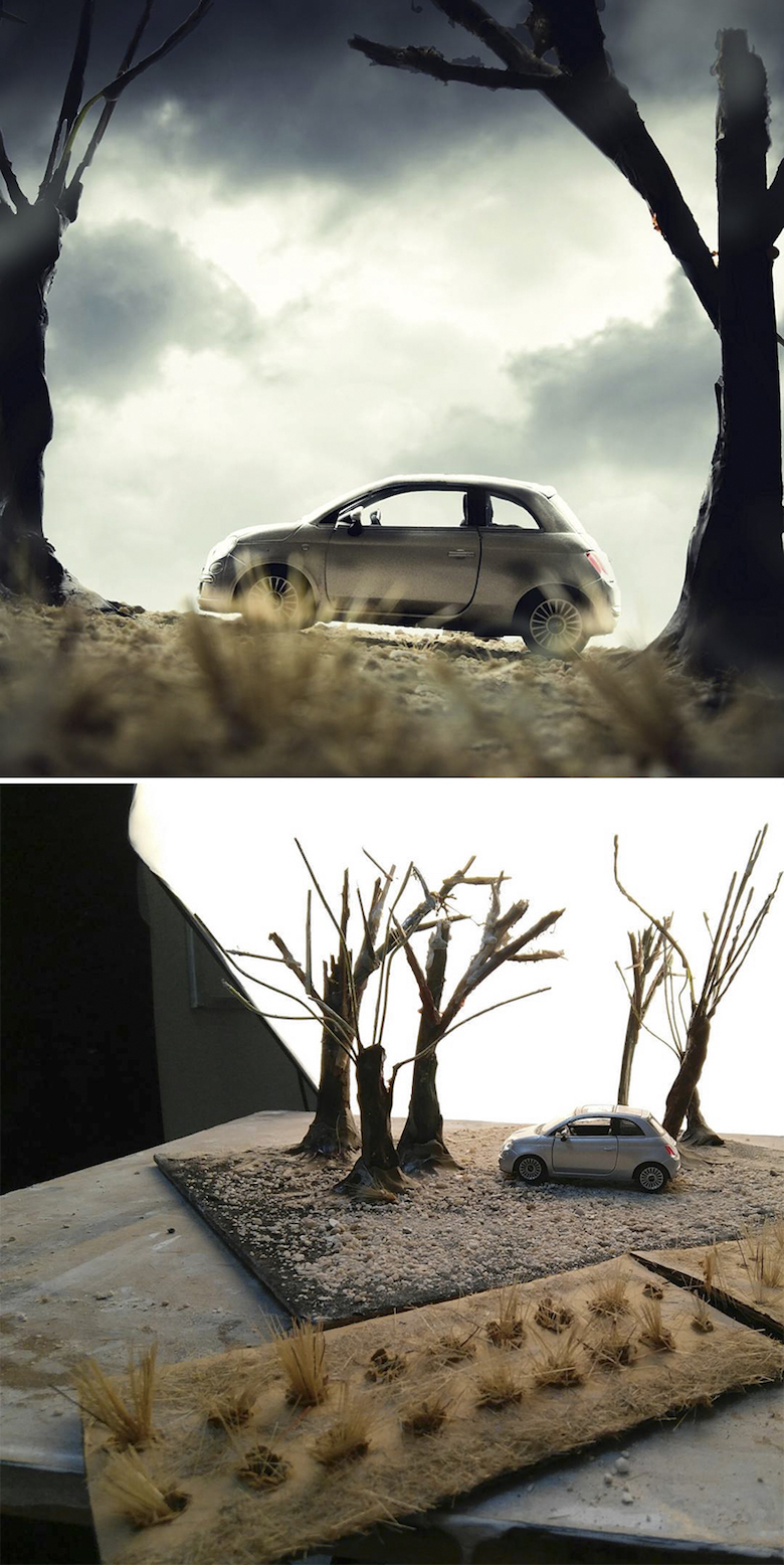 Miniature photography, small-scale landscape models - 3