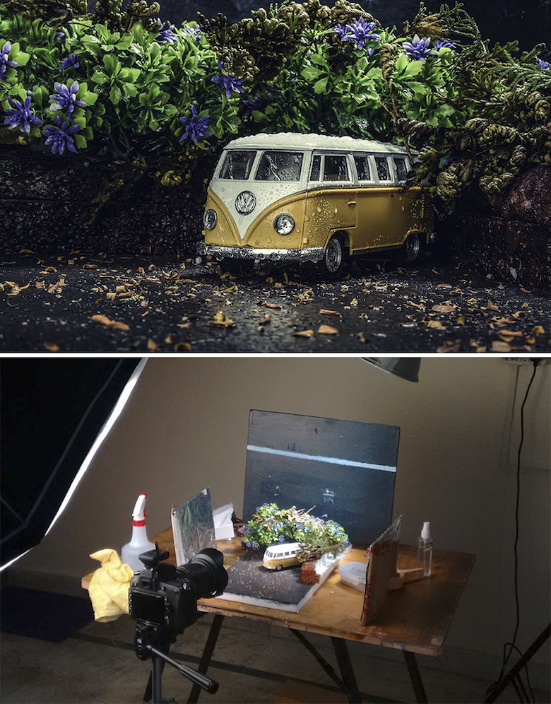 Photographer Creates Epic Outdoor Scenes Using Miniature Models And