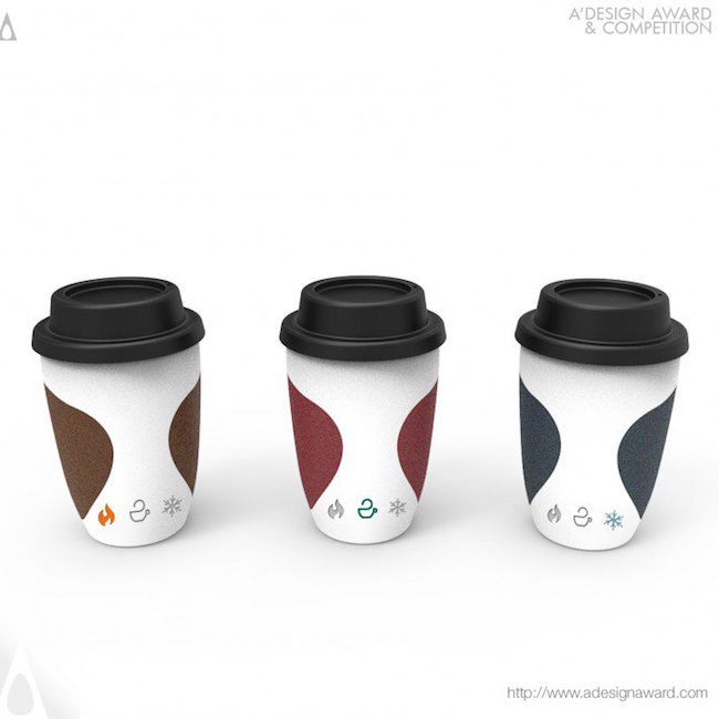 A’ Design Award Winners - Coffee Cup Indicating Temperature