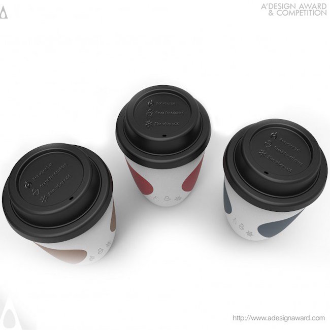 A’ Design Award Winners - Coffee Cup Indicating Temperature