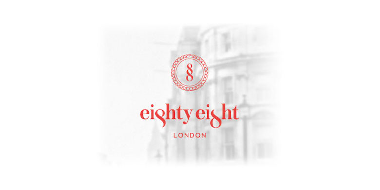 Creative Logo Design Inspiration With Hidden Meanings - Eighty Eight Hotel Logo with Number 8 Emblem