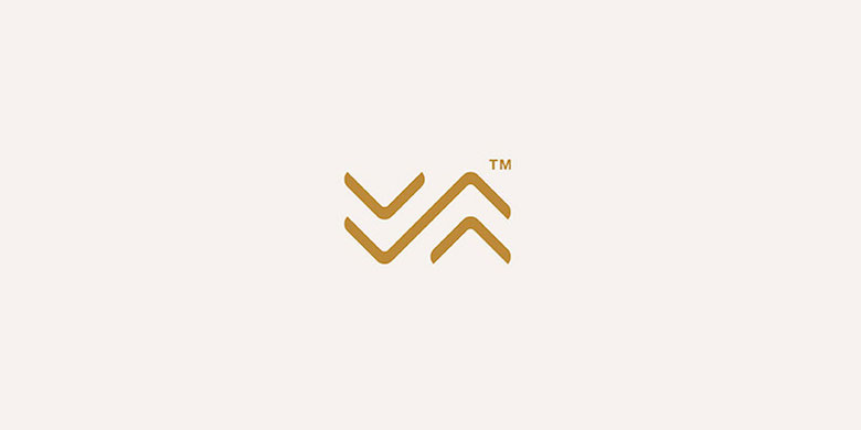 Creative Logo Design Inspiration With Hidden Meanings - VAVA Mountain Logo