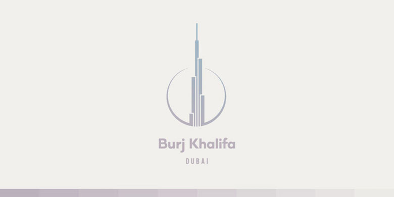 Creative Minimal Logos For Design Inspiration - Burj Khalifa