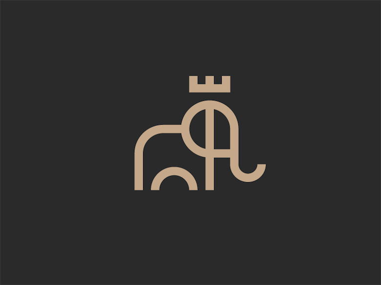 Creative Minimal Logos For Design Inspiration - King Elephant