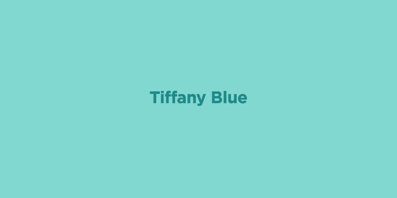 tiffany blue color number