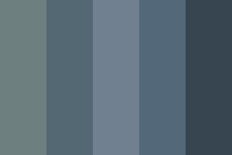 Grey & Blue color shades, combinations, palettes, schemes