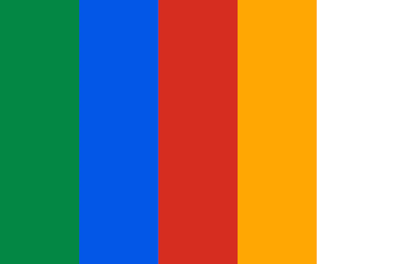 Google color shades, combinations, palettes, schemes