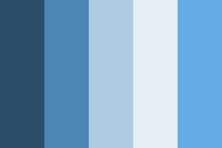 pastel blue 3 Color Palette