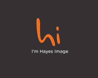 Hayes Image logo design using letters to create a clever visual idea