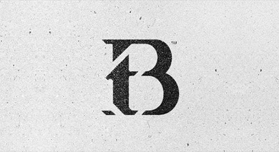 Tin Bacic logo design using letters to create a clever visual idea