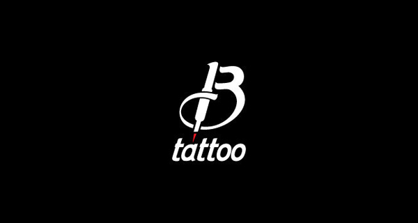 Creative single-letter logo designs - B. Tattoo