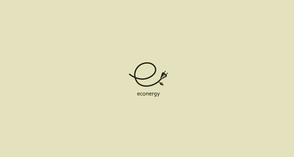 Creative single-letter logo designs - Econergy