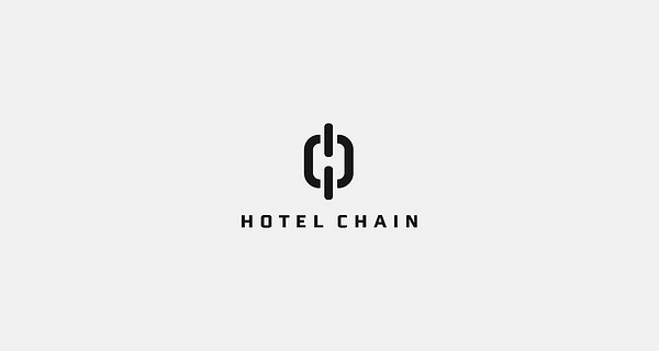 Creative single-letter logo designs - Hotel Chain