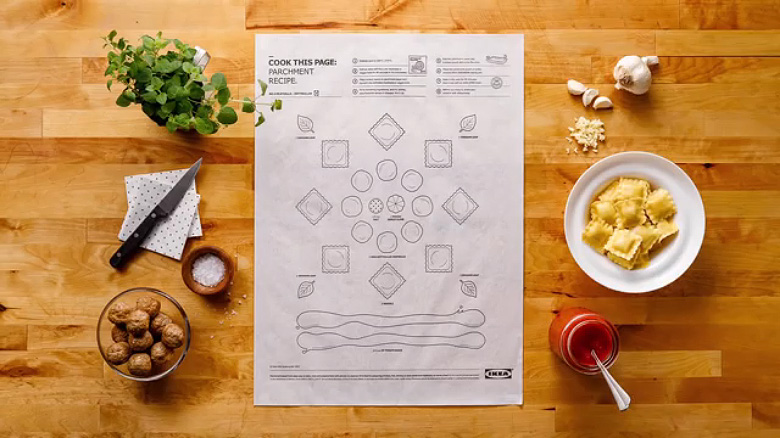 IKEA 'Cook This Paper' Recipe Series - 1