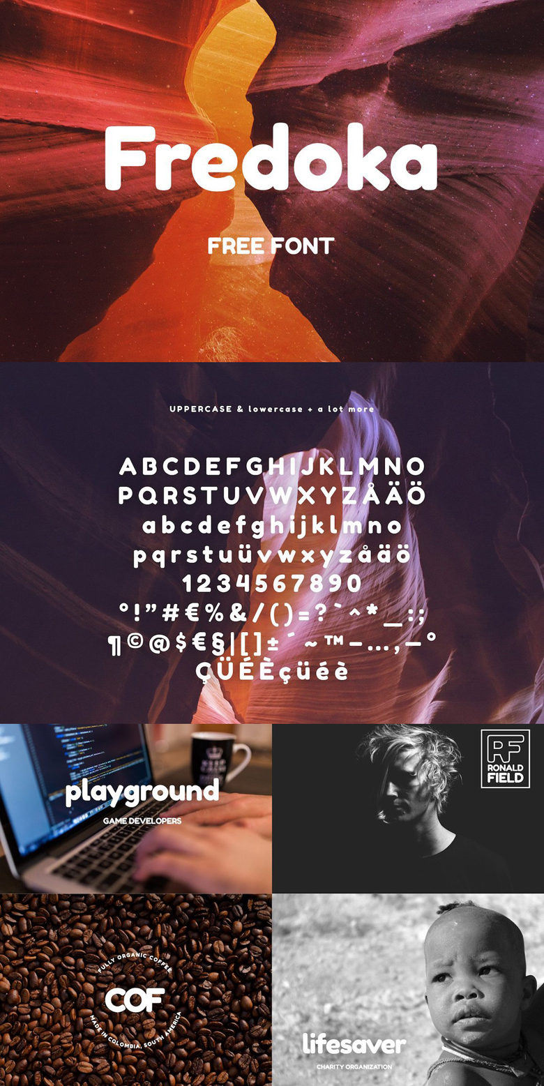 Beautiful free fonts for designers - Fredoka