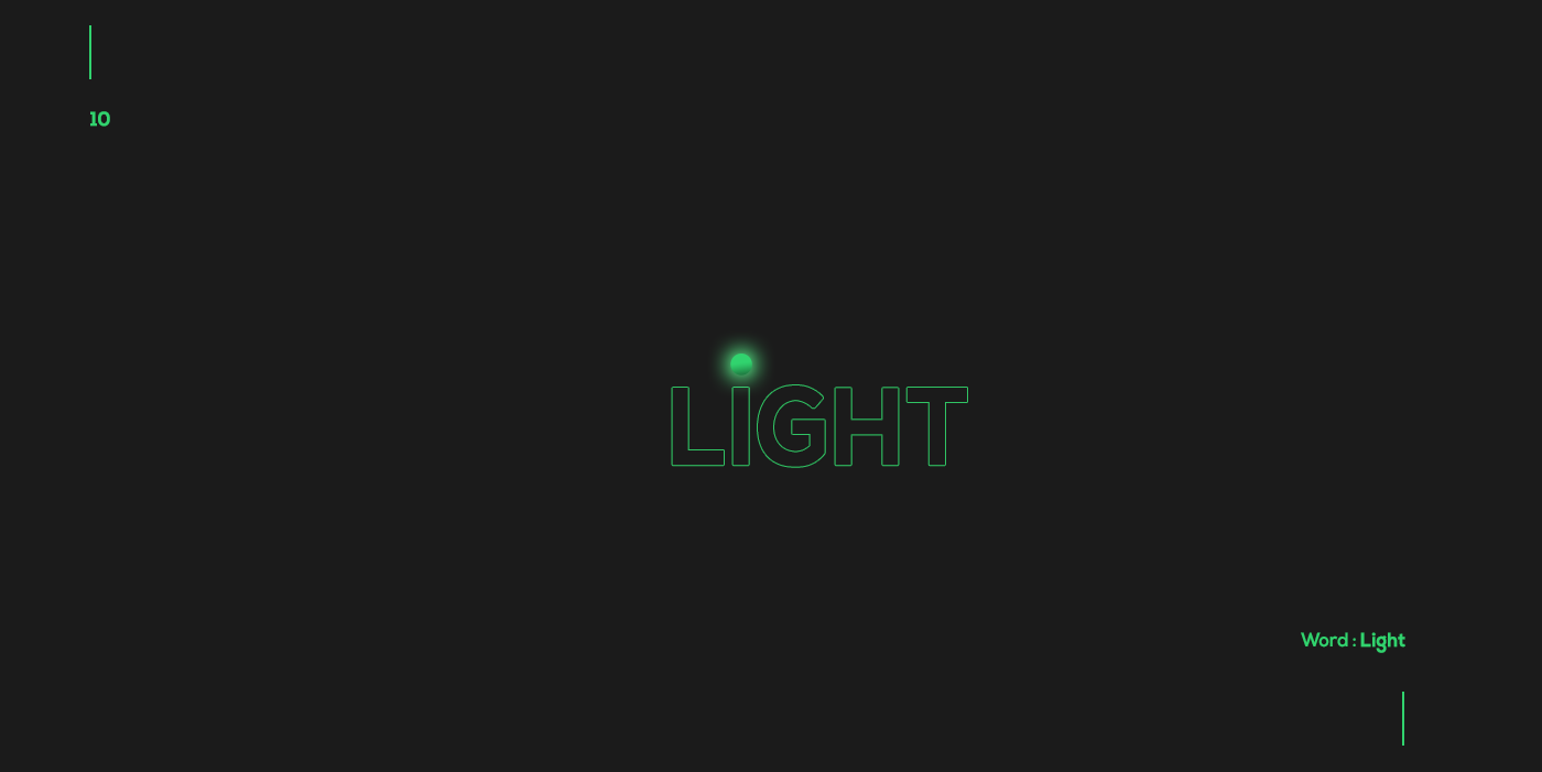 Creative typographic logos that visualize the meanings of words - Light