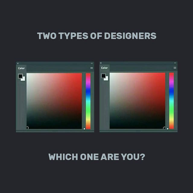 Two types of designers, which one are you?