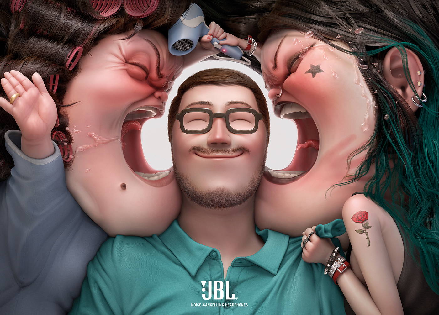 JBL Noise Cancelling Headphones - 2