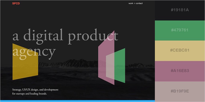 Website color schemes, palettes, combinations - Modern and Minimalist
