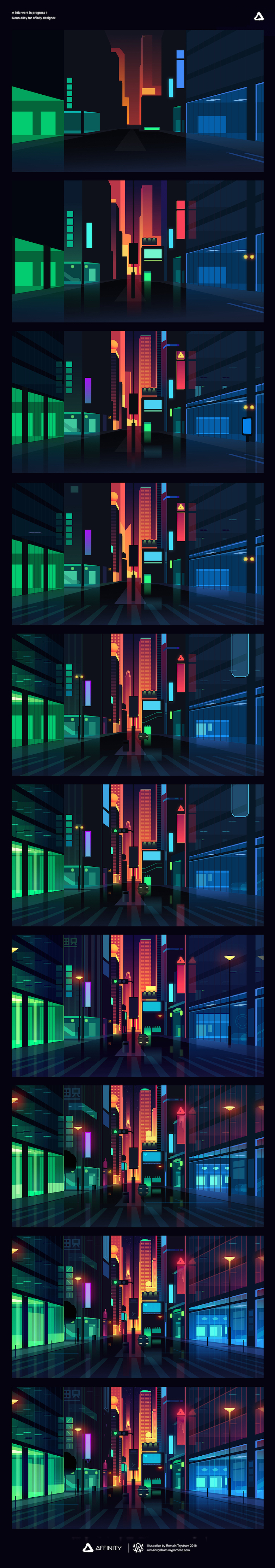 Colorful architecture skyline and cityscape illustrations - Affinity Designer 1 (3)