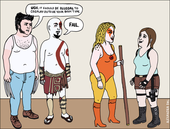 21 Brilliant Illustrations That Show The Double Standards In Our Society