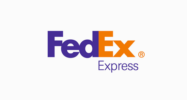 Creative logo designs that use negative space - FedEx