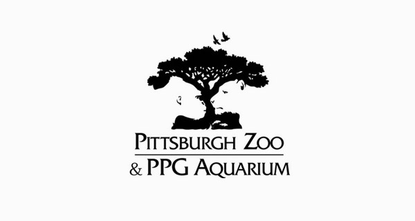Creative logo designs that use negative space - Pittsburgh Zoo